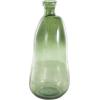 imageDeco 79 Recycled Glass Abstract Handmade Decorative Vase Curved Ombre Spanish Bottle Centerpiece Vase Flower Vase for Home Decoration 9quot x 9quot x 20quot GreenGreen