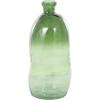 imageDeco 79 Recycled Glass Abstract Handmade Decorative Vase Curved Ombre Spanish Bottle Centerpiece Vase Flower Vase for Home Decoration 9quot x 9quot x 20quot GreenGreen