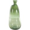imageDeco 79 Recycled Glass Abstract Handmade Decorative Vase Curved Ombre Spanish Bottle Centerpiece Vase Flower Vase for Home Decoration 9quot x 9quot x 20quot GreenGreen