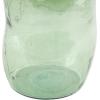 imageDeco 79 Recycled Glass Abstract Handmade Decorative Vase Curved Ombre Spanish Bottle Centerpiece Vase Flower Vase for Home Decoration 9quot x 9quot x 20quot GreenGreen