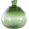 imageDeco 79 Recycled Glass Abstract Handmade Decorative Vase Curved Ombre Spanish Bottle Centerpiece Vase Flower Vase for Home Decoration 9quot x 9quot x 20quot GreenGreen