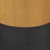 imageDeco 79 Wood Decorative Vase Centerpiece Vases with Black Bases Set of 3 Vases for Home Decoration 10quot 8quot 5quot H BrownBlack