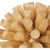 imageDeco 79 Wood Handmade Decorative Orbs ampamp Vase Filler Tree Trunk Inspired Decorative Balls Set of 2 Vase Filler 7quot 6quot H Brown