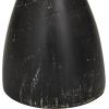imageDeco 79 Wood Pillar Candle Holder with White Wash Finish Set of 3 14quot 11quot 8quotH BrownBlack
