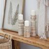 imageDeco 79 Wood Pillar Candle Holder with White Wash Finish Set of 3 14quot 11quot 8quotH BrownBrown