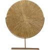 imageCosmoLiving by Cosmopolitan Metal Starburst Decorative Sculpture Carved Home Decor Statue with Stand Accent Figurine 18quot x 4quot x 23quot BlackGold