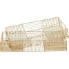imageCosmoLiving by Cosmopolitan Metal Wire Tray Set of 2 17quot 19quotW Gold