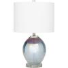 imageDeco 79 Glass Table Lamp Set of 2 14quot W 23quot H Blue