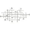imageDeco 79 Metal Abstract Home Wall Decor Wall Sculpture with Crystal Embellishments Wall Art 20quot x 1quot x 42quot Silver