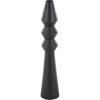 imageDeco 79 Metal Art Deco Fluted Vase 7quot x 7quot x 33quot BlackBlack