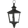 imageDeco 79 Metal Indoor Outdoor Candle Lantern Lighthouse Style Decorative Lantern Candle Holder with Ring Handle Lantern 8quot x 8quot x 16quot BrownBlack