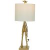 imageDeco 79 Polyresin Giraffe Room Table Lamp Accent Lamp Lamp 11quot x 10quot x 23quot Gold
