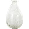 imageDeco 79 Recycled Glass Abstract Handmade Decorative Vase Curved Ombre Spanish Bottle Centerpiece Vase Flower Vase for Home Decoration 9quot x 9quot x 20quot GreenClear