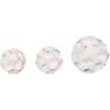 imageDeco 79 Resin Floral Decorative Orbs ampamp Vase Filler Decorative Balls with Varying Sizes Set of 3 Vase Filler 6quot 5quot 4quot H White