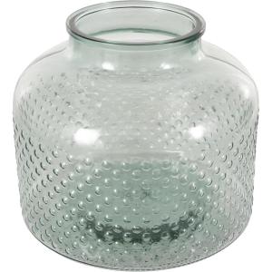 imageDeco 79 Glass Decorative Vase Spotted Centerpiece Vase Flower Vase for Home Decoration 12quot x 12quot x 11quot Green