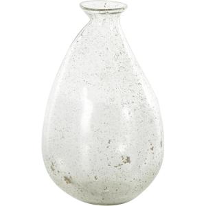 imageDeco 79 Recycled Glass Abstract Handmade Decorative Vase Curved Ombre Spanish Bottle Centerpiece Vase Flower Vase for Home Decoration 9quot x 9quot x 20quot GreenClear