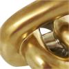 imageDeco 79 Ceramic Chain Decorative Sculpture 3 Link Home Decor Statue Accent Figurine 11quot x 7quot x 6quot SilverGold