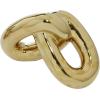 imageDeco 79 Ceramic Chain Decorative Sculpture 3 Link Home Decor Statue Accent Figurine 11quot x 7quot x 6quot SilverGold