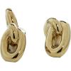 imageDeco 79 Ceramic Chain Decorative Sculpture 3 Link Home Decor Statue Accent Figurine 11quot x 7quot x 6quot SilverGold