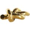 imageDeco 79 Ceramic Chain Decorative Sculpture 3 Link Home Decor Statue Accent Figurine 11quot x 7quot x 6quot SilverGold