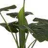 imageDeco 79 Faux Foliage Monstera Artificial Plant with Black Tapered Pot 28quot x 22quot x 27quot Green28 x 22 x 27