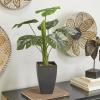 imageDeco 79 Faux Foliage Monstera Artificial Plant with Black Tapered Pot 28quot x 22quot x 27quot Green28 x 22 x 27
