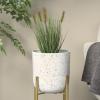 imageDeco 79 Faux Foliage Onion Grass Artificial Plant with Black Plastic Pot 16quot x 15quot x 19quot Green12 x 12 x 20