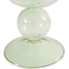 imageDeco 79 Glass Bubble Inspired Candle Holder Set of 3 3quot W 10quot H Multi Colored
