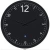 imageDeco 79 Glass Decorative Wall Clock LED Wall Clock for Home with Black Frame Wall Clock for Room 24quot x 1quot x 24quot Multi Colored