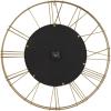 imageDeco 79 Metal Decorative Wall Clock Open Frame Wall Clock for Home with Center Mirror Wall Clock for Room 30quot x 2quot x 30quot GoldGold
