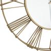 imageDeco 79 Metal Decorative Wall Clock Open Frame Wall Clock for Home with Center Mirror Wall Clock for Room 30quot x 2quot x 30quot GoldGold