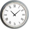 imageDeco 79 Metal Decorative Wall Clock Wall Clock for Home with Beaded Accents Wall Clock for Room 23quot x 3quot x 23quot White