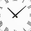 imageDeco 79 Metal Decorative Wall Clock Wall Clock for Home with Beaded Accents Wall Clock for Room 23quot x 3quot x 23quot White