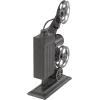 imageDeco 79 Metal Film Decorative Sculpture Camera Home Decor Statue Accent Figurine 14quot x 4quot x 19quot Black