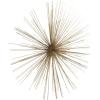 imageDeco 79 Metal Starburst Home Wall Decor 3D Wall Sculpture Set of 3 Wall Art 16quot 20quot 24quotW BlackGold