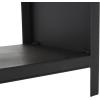 imageDeco 79 Traditional Wood Rectangle Shelving Unit 16quot x 12quot x 40quot WhiteBlack