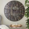 imageDeco 79 Wood Decorative Clock  Carved Wall Clock for Home 25quot x 3quot x 25quot Brown36x 36