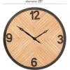 imageDeco 79 Wood Decorative Clock  Carved Wall Clock for Home 25quot x 3quot x 25quot BrownBrown