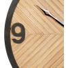 imageDeco 79 Wood Decorative Clock  Carved Wall Clock for Home 25quot x 3quot x 25quot BrownBrown