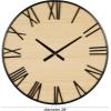 imageDeco 79 Wood Decorative Clock  Carved Wall Clock for Home 25quot x 3quot x 25quot BrownLight Brown