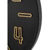 imageDeco 79 Wood Decorative Wall Clock Large Wall Clock for Home with Gold Hands and Numbers Wall Clock for Room 32quot x 1quot x 32quot Black