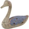 imageDeco 79 Wood Duck Decorative Sculpture Home Decor Statues Set of 2 Accent Figurines 13quot 11quotW BrownBrown