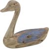 imageDeco 79 Wood Duck Decorative Sculpture Home Decor Statues Set of 2 Accent Figurines 13quot 11quotW BrownBrown