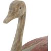 imageDeco 79 Wood Duck Decorative Sculpture Home Decor Statues Set of 2 Accent Figurines 13quot 11quotW BrownBrownRed
