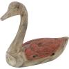 imageDeco 79 Wood Duck Decorative Sculpture Home Decor Statues Set of 2 Accent Figurines 13quot 11quotW BrownBrownRed