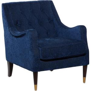 imageDeco 79 Fabric Tufted Accent Chair 30quot x 32quot x 34quot BrownBlue