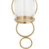 imageCosmoLiving by Cosmopolitan Metal Geometric Wall Sconce Stacked Circle with Glass Holder 7quot x 7quot x 25quot GoldGold