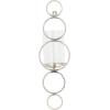 imageCosmoLiving by Cosmopolitan Metal Geometric Wall Sconce Stacked Circle with Glass Holder 7quot x 7quot x 25quot GoldSilver