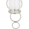 imageCosmoLiving by Cosmopolitan Metal Geometric Wall Sconce Stacked Circle with Glass Holder 7quot x 7quot x 25quot GoldSilver
