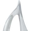 imageDeco 79 Aluminum Metal Sail Boat Decorative Sculpture Home Decor Statues Set of 3 Accent Figurines 12quot 8quot 7quotH Silver